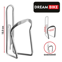 Флягодержатель dream bike, алюминиевый, цвет серый, без крепежных болтов Dream Bike