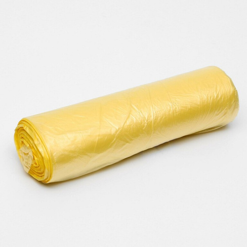 Набор пакетов фасовочных, в рулоне, желтый, 24 х 37 см, 8 мкм, 500 шт. No brand