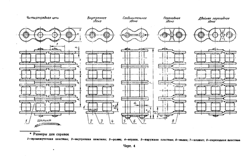 Цепь 4НП-44,45-836