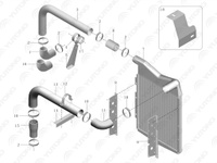 Интеркулер YUTONG-ZK6899 (1119-00003)