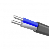 Кабель силовой АВВГ 2х6 (N)-0.660 плоский однопроволочный