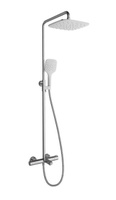 Душевая стойка Ravak Termo 300 TE 092.00/150 с термостатическим смесителем для ванны и ручным душем