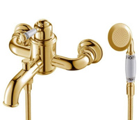 Смеситель Zeegres MOON 73002302 для ванны/душа, однорычажный, золото