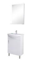 Комплект мебели Grossman ЭКО-52 3 в 1 белый (зеркало, тумба, раковина)