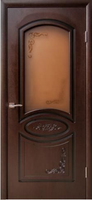 Дверь межкомнатная Владимирские двери Афина шпон, цвет венге ПО 40-90