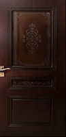 Дверь межкомнатная Владимирские двери Прима шпон, цвет венге ПО 40-90