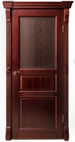Дверь межкомнатная Аргус Джулия массив сосны, цвет красное дерево ПО 40-90