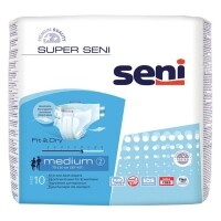 Seni Super Medium - Подгузники для взрослых 10 шт