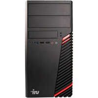 Компьютер iRU Home 310H6SM, Intel Pentium G7400, DDR4 8ГБ, 256ГБ(SSD), Intel UHD Graphics 710, Free DOS, черный [1900970