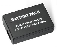 Аккумуляторная батарея LP-E17 для фотоаппарата Canon 750D, 760D, 77D, 800D, EOS M3, EOS M5, EOS M6 (7.4V 950mAh)