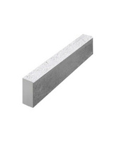 Бордюрный камень тротуарный БР.100.20.8(11) мрамор белый