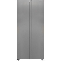 Холодильник двухкамерный Hyundai CS4583F Side by Side, нержавеющая сталь