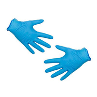 Перчатки медицинские универсальные нитриловые Klever нестерильные неопудренные размер S (6.5-7) голубые (50 пар/100 штук