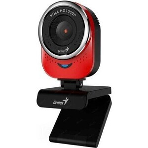 Веб-камера Genius QCam 6000, угол обзора 90гр по вертикали, вращение на 360гр, встроенный микрофон, 1080P полный HD, 30