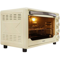 Мини-печь NORDFROST RC 350 Y, электрическая настольная духовка, 1600 Вт, 35л, конвекция, гриль, таймер до 120 минут, 3