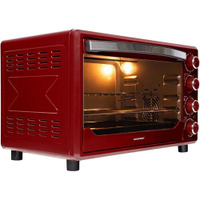 Мини-печь NORDFROST RC 350 R, настольная духовка, 1600 Вт, 35л, конвекция, гриль, таймер до 120 минут, 3 режима нагрева