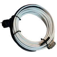 Греющий кабель для труб 9 м, 10 Вт/м, 90 Вт
