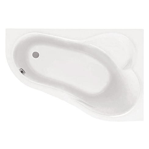 Асимметричная правосторонняя акриловая ванна Santek ИБИЦА XL