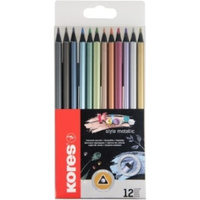 Цветные карандаши Kores kolores metallic style