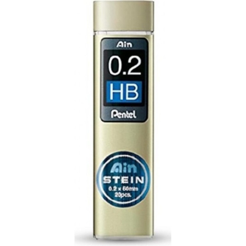 Грифели для карандашей автоматических Pentel Ain Stein C272W-HB