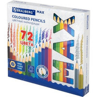 Цветные супермягкие карандаши BRAUBERG 181861