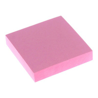 Блок с липким краем 51 мм х 51 мм, 100 листов, пастель, розовый Calligrata