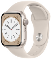 Умные часы Apple Watch Series 8 GPS 41mm Aluminium Case with Starlight Sport Band MNP63 Apple Watch Series 8 GPS 41mm Al