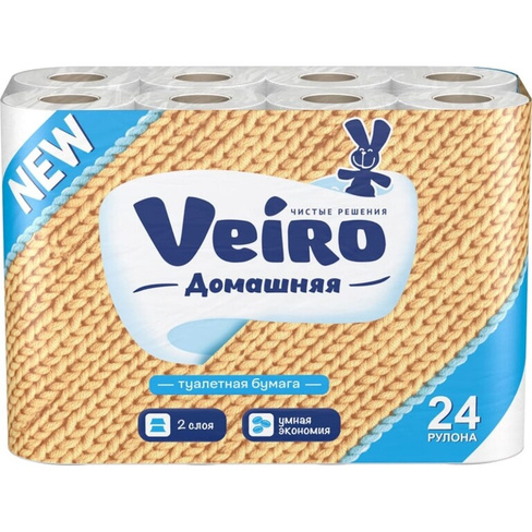 Ролевая бумага туалетная VEIRO Домашняя