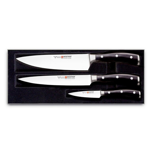 Набор кухонных ножей Wusthof Classic Ikon 3 предмета
