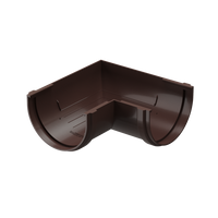 Угловой элемент 120 мм * 90˚ Döcke STANDARD Темно-коричневый