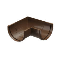 Угловой элемент 120 мм * 90˚ Döcke STANDARD Светло-коричневый