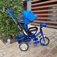 Трехколесный велосипед LUXMOM 5588 цвет синий