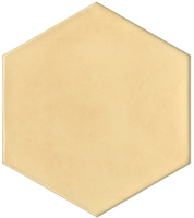 Керамическая плитка Флорентина жёлтый глянцевый 20х23,1