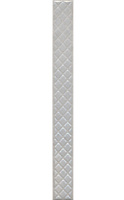 Керамическая плитка Бордюр Мотиво серый светлый глянцевый 40х4,2