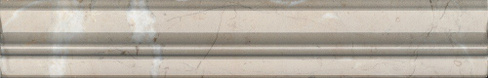 Керамическая плитка Бордюр Серенада бежевый тёмный глянцевый обрезной 30х5