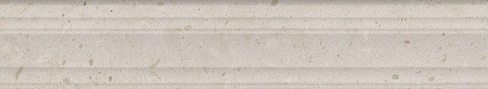 Керамическая плитка Бордюр Риккарди бежевый матовый структура обрезной 40х7,3