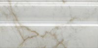Керамическая плитка Плинтус Серенада белый глянцевый обрезной 30х15