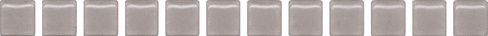 Керамический бордюр 20х1,4 Бисер серый матовый
