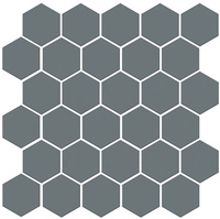 Керамическая плитка Агуста синий матовый 29,7х29,8 из 30 частей (5,2х6)