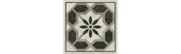 Керамическая плитка Вставка Серенада 3 лаппатированный обрезной 7,2х7,2
