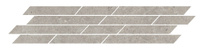 Керамическая плитка Декор Риккарди мозаичный серый светлый матовый 46,8х9,8