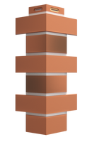 Угол фасадный Döcke STANDARD ФЛЕМИШ Красный жженый