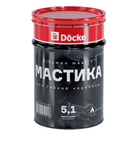 Мастика для гибкой черепицы 5,1 кг 5 л