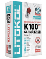 Клей высокоэластичный для укладки крупноформатных плит HYPERFLEX K100 Белый (20кг)