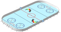 Хоккейная коробка, борта фанера 12 мм, 3015