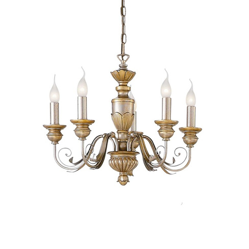 Люстра Ideal Lux FIRENZE SP5 ORO ANTICO 020822