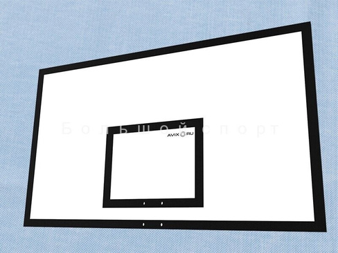 Щит баскетбольный игровой из влагостойкой фанеры 1800х1050 мм