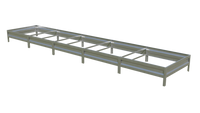 Удачная грядка длина 5 метров ширина 0,65 метра высота 20 см цинк