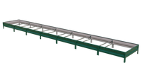 Удачная грядка длина 7 метров ширина 0,65 метра высота 20 см 6005 зелёный мох