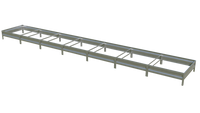 Удачная грядка длина 7 метров ширина 0,65 метра высота 20 см цинк